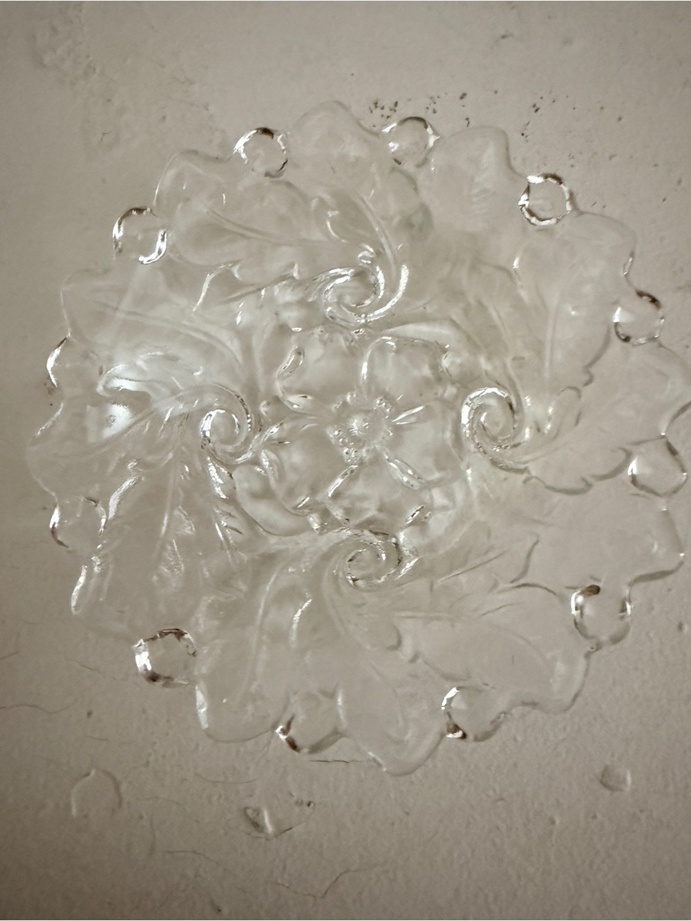 Vintage Indiana Glass Wild Rose Set of 6 Dessert Bowls